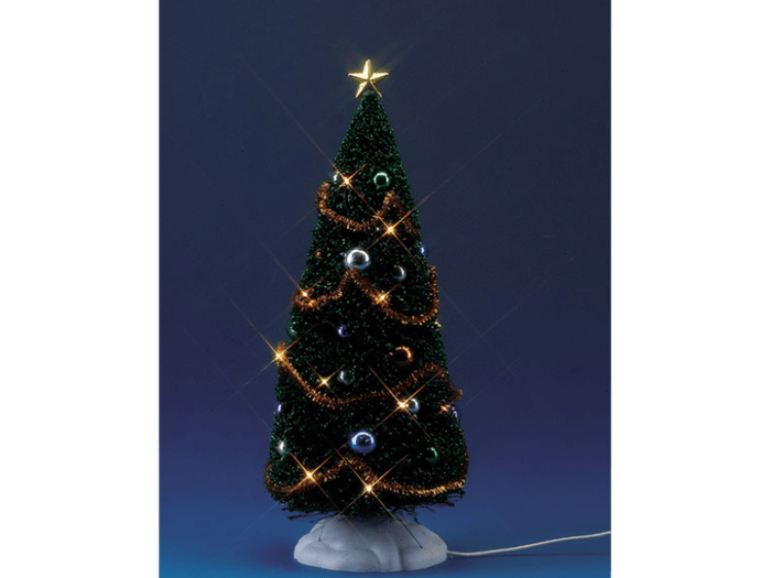 Lemax Decorated Yule Tree